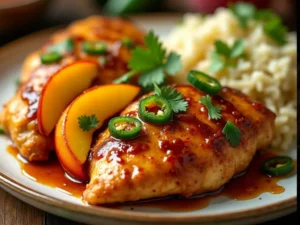 Peach Jalapeño Chicken Recipe