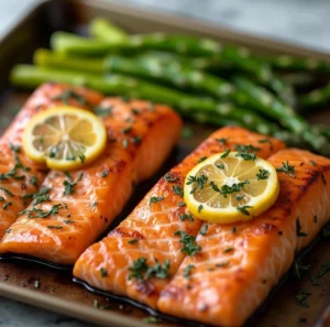 Lemon Herb Roasted Salmon